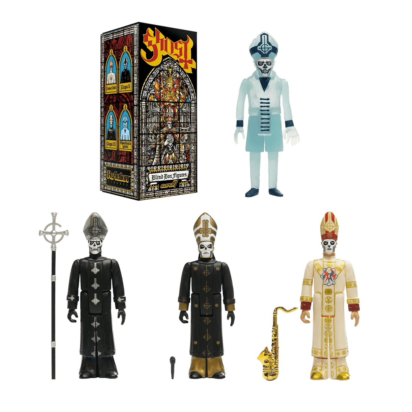 Blind Box Action Figures and Box
