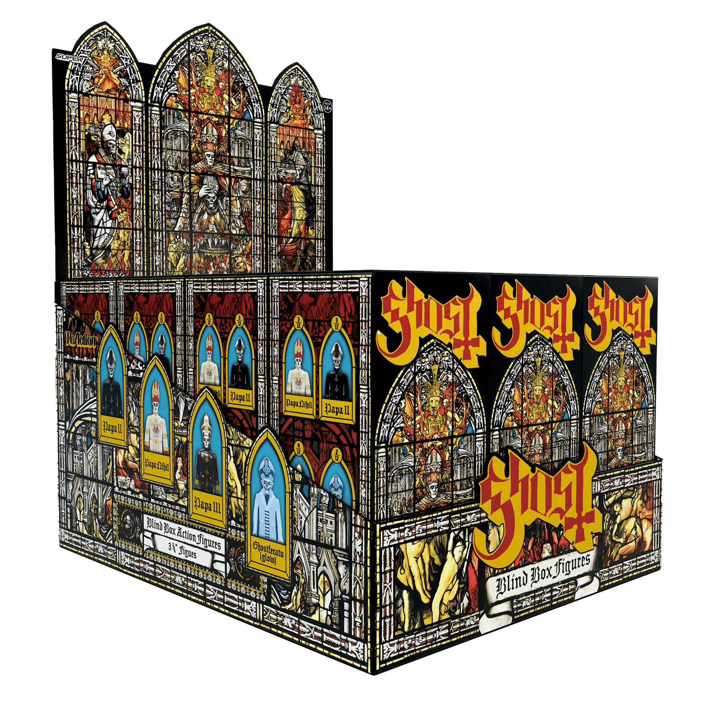 Blind Box Action Figures and Box