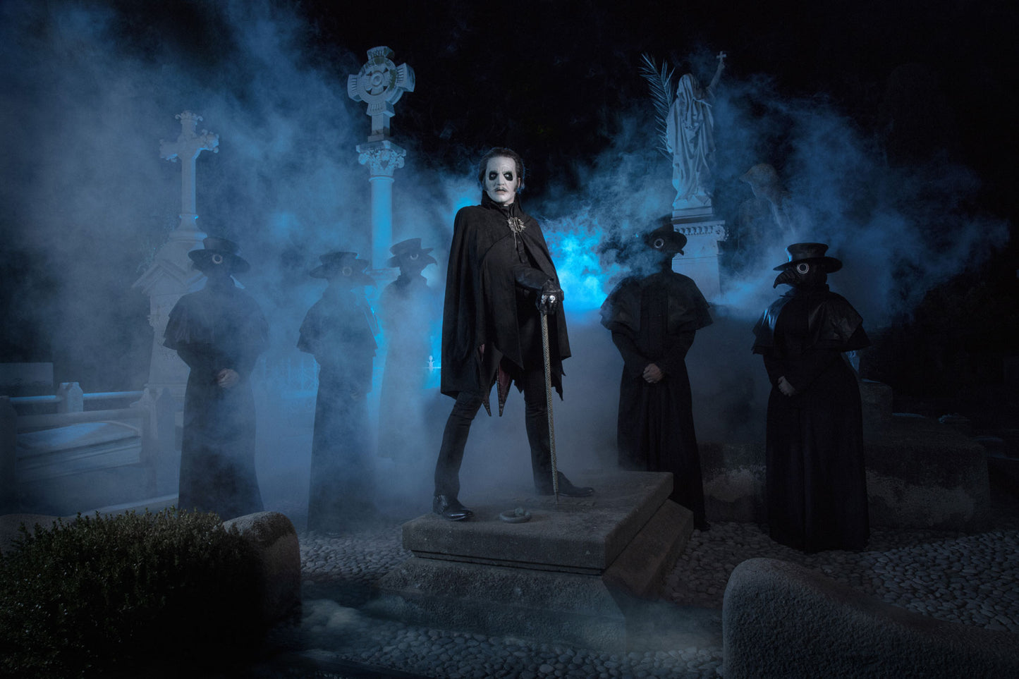 Cardinal Copia and Plague Doctors