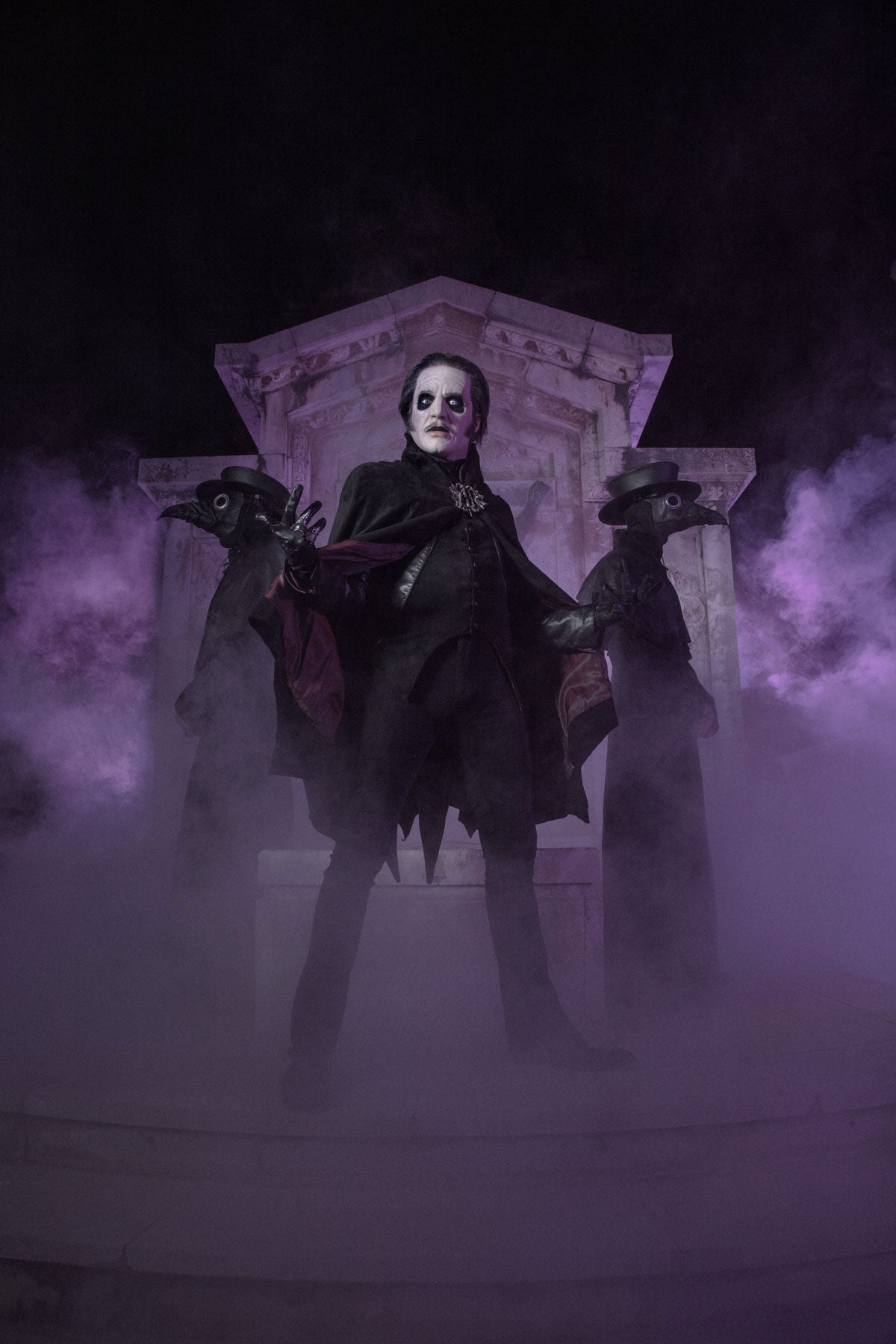 Cardinal Copia and Plague Doctors
