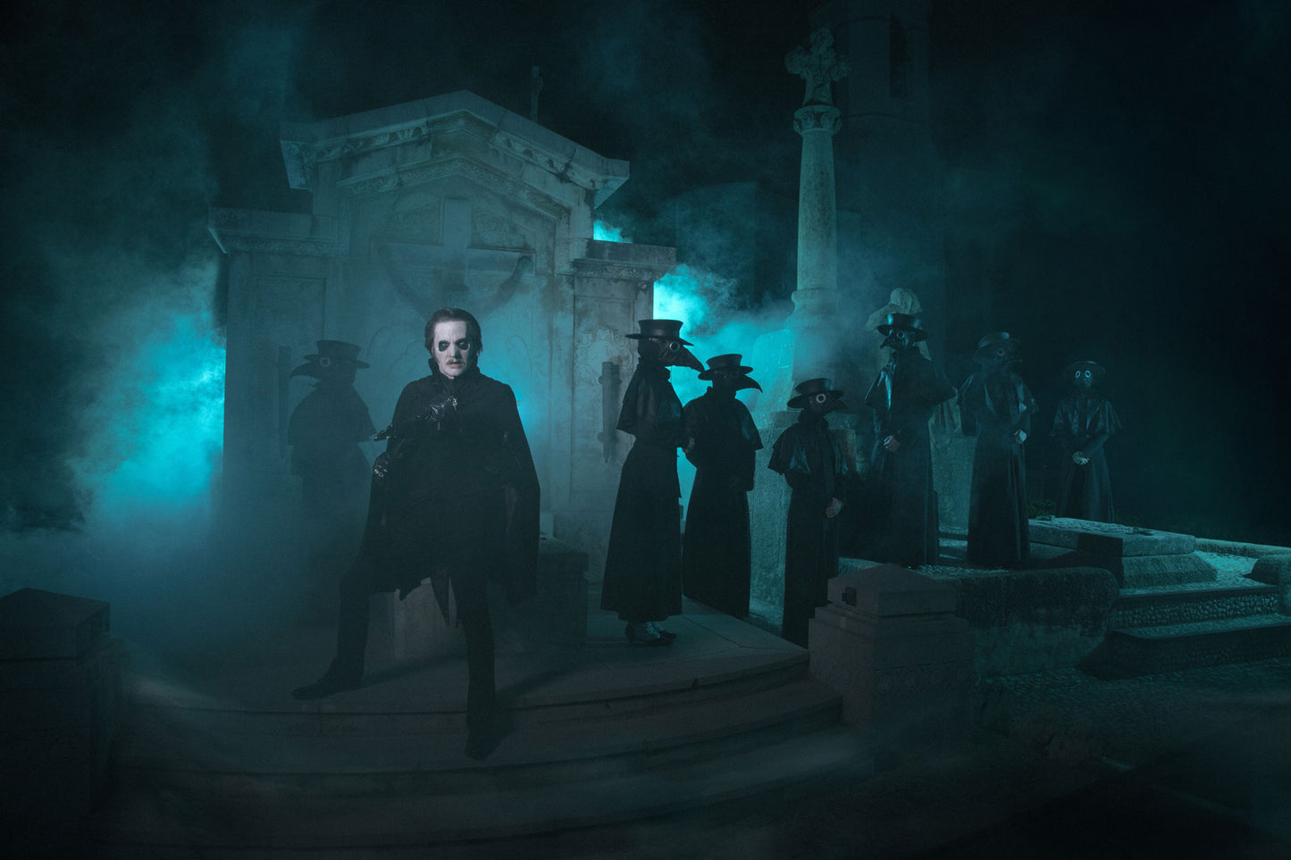 Cardinal Copia and Plague Doctors