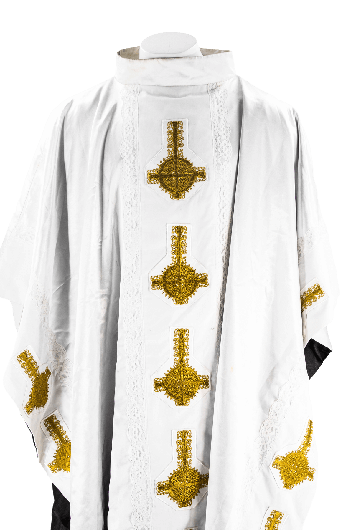 White Papa Chasuble