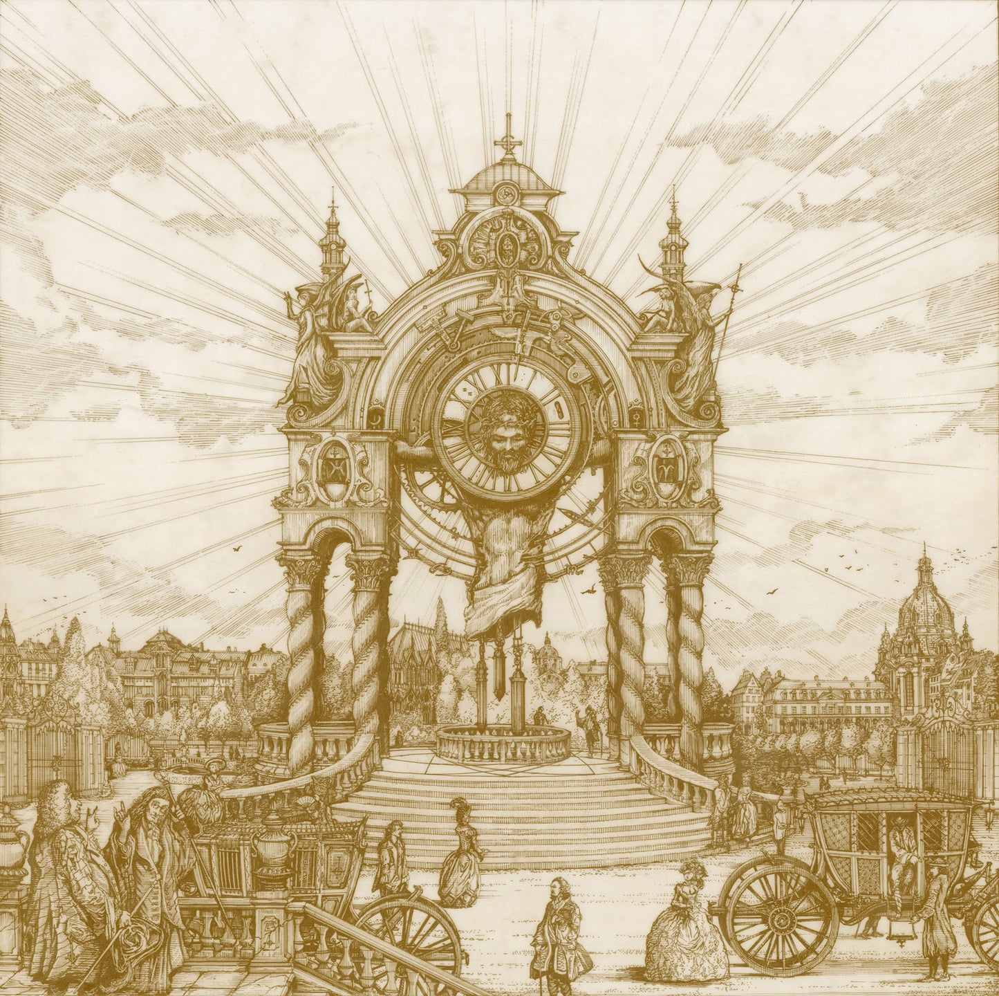 Monstrance Clock
