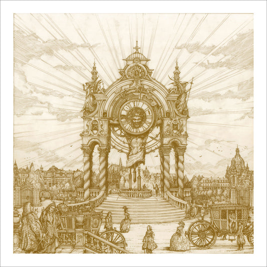 Monstrance Clock Art Print