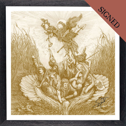 Per Aspera Ad Inferi Art Print