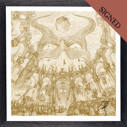 Depth of Satan's Eyes Art Print