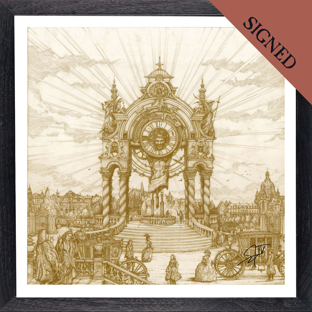 Monstrance Clock Art Print