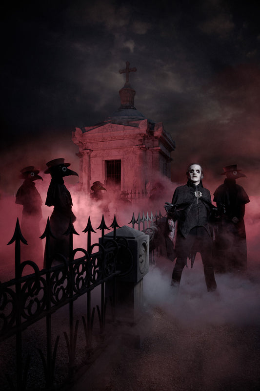 Cardinal Copia and Plague Doctors