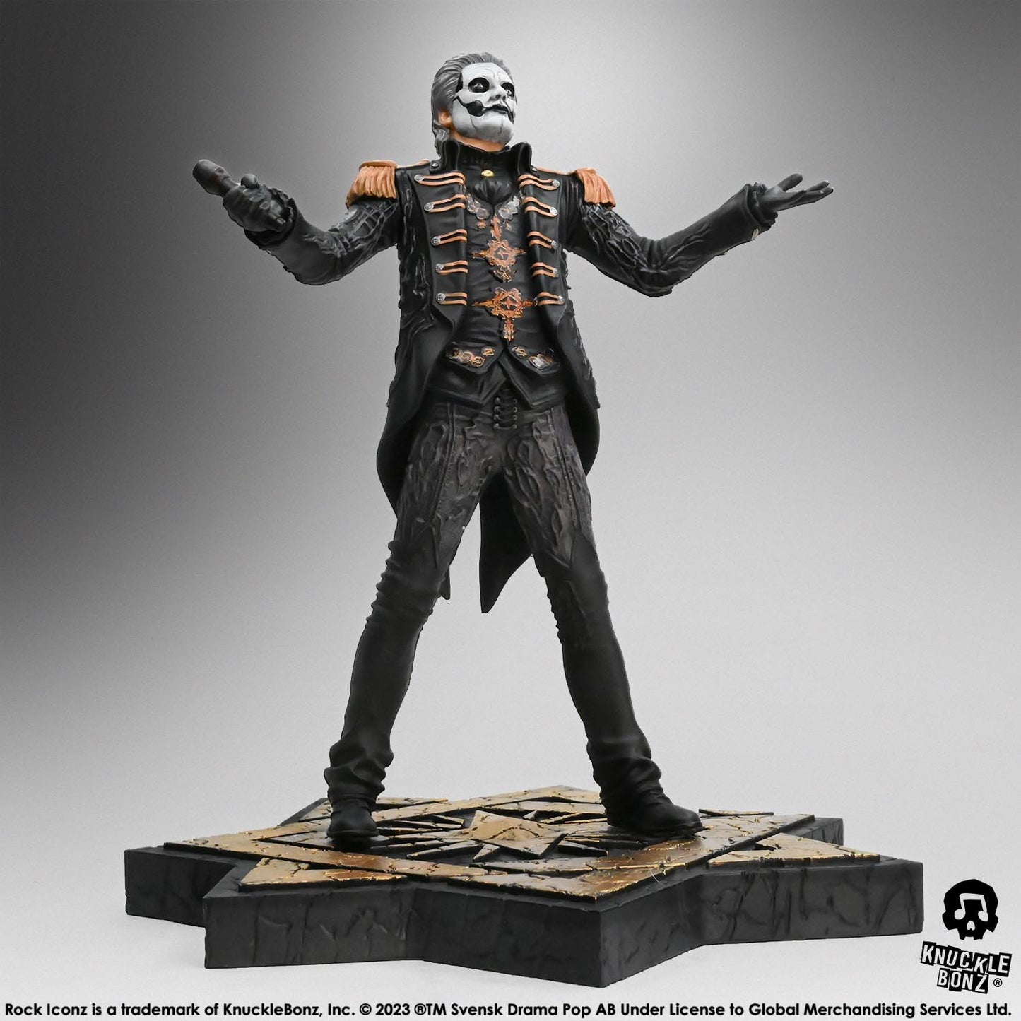 Papa IV in Military Jacket Statue
