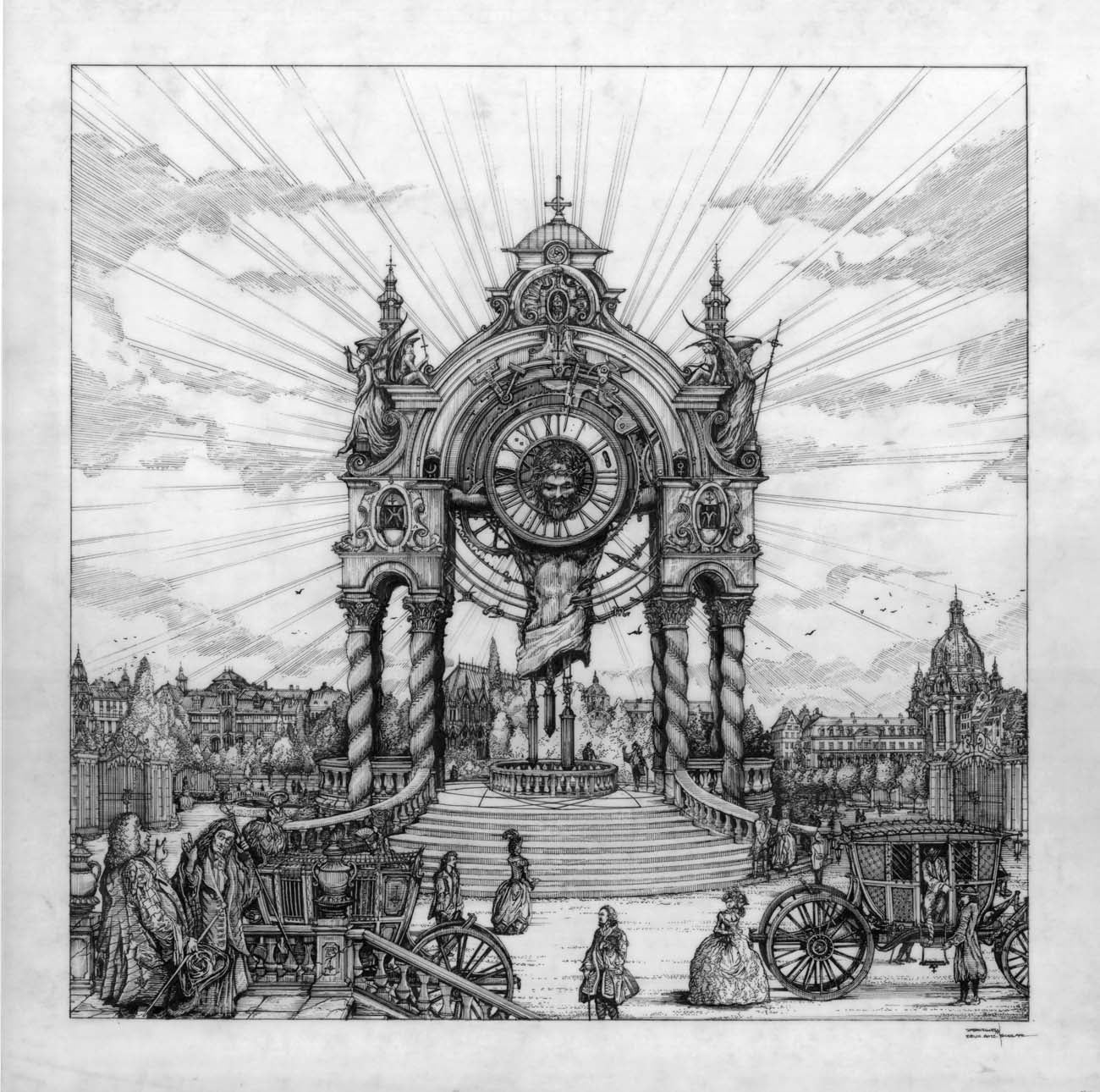 Monstrance Clock