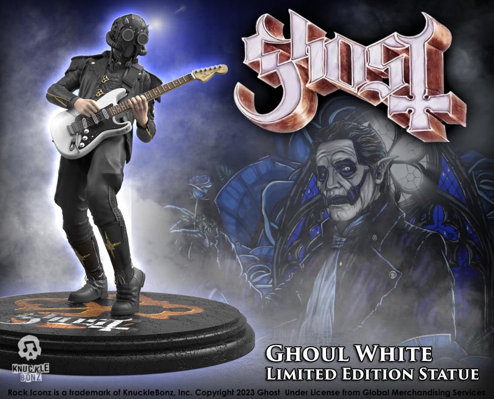 Ghoul with White Guitar Statue